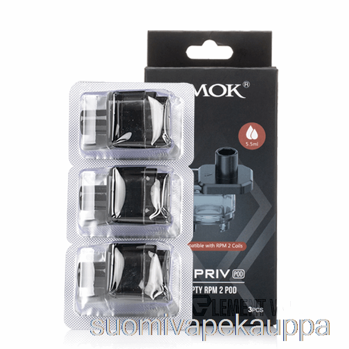 Vape Netistä Smok G-priv Vaihtokapselit [rpm2] 5,5 Ml G-priv Pods